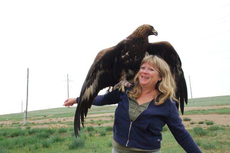 Becky with Eagle.JPG
